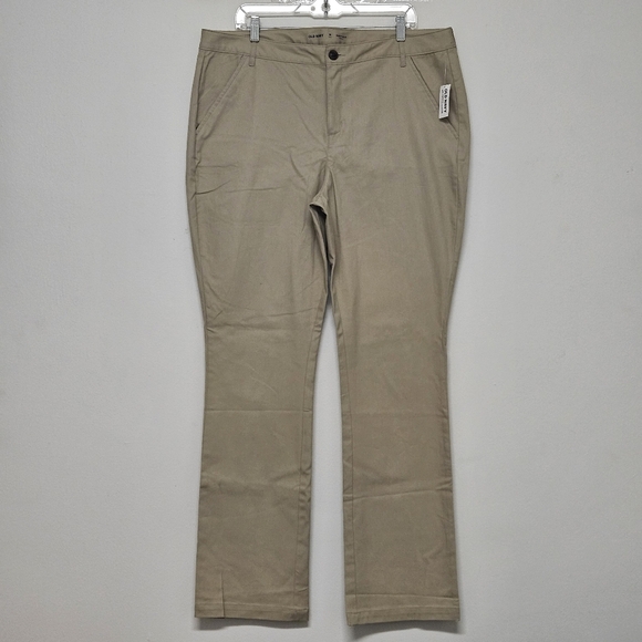 OLD NAVY UNIFORM BOOT CUT STRETCH PANTS WOMEN'S SIZE 16 TALL - Picture 1 of 7